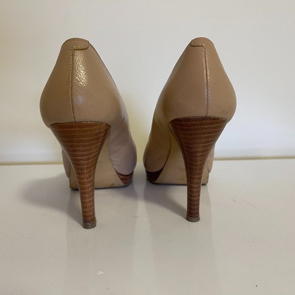 Nine West Nude Heels - Picture 4 of 8